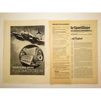 Der Deutsche Sportflieger, Nr.12, Diciembre 1940. Espenlaub militaria